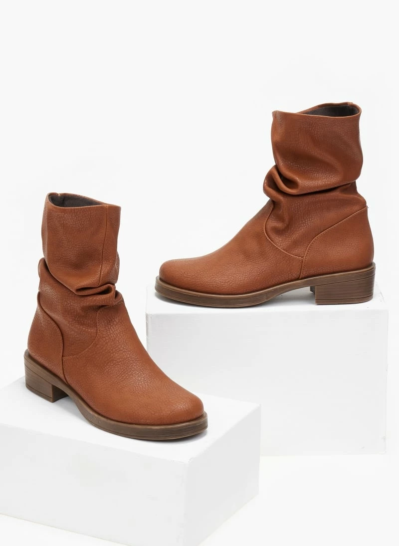 Νέος ✔️ The Fashion Project Μποτάκια φλατ με σούρες - Ταμπά 😀 4 Νέος ✔️ The Fashion Project Μποτάκια φλατ με σούρες - Ταμπά 😀 - Image 2