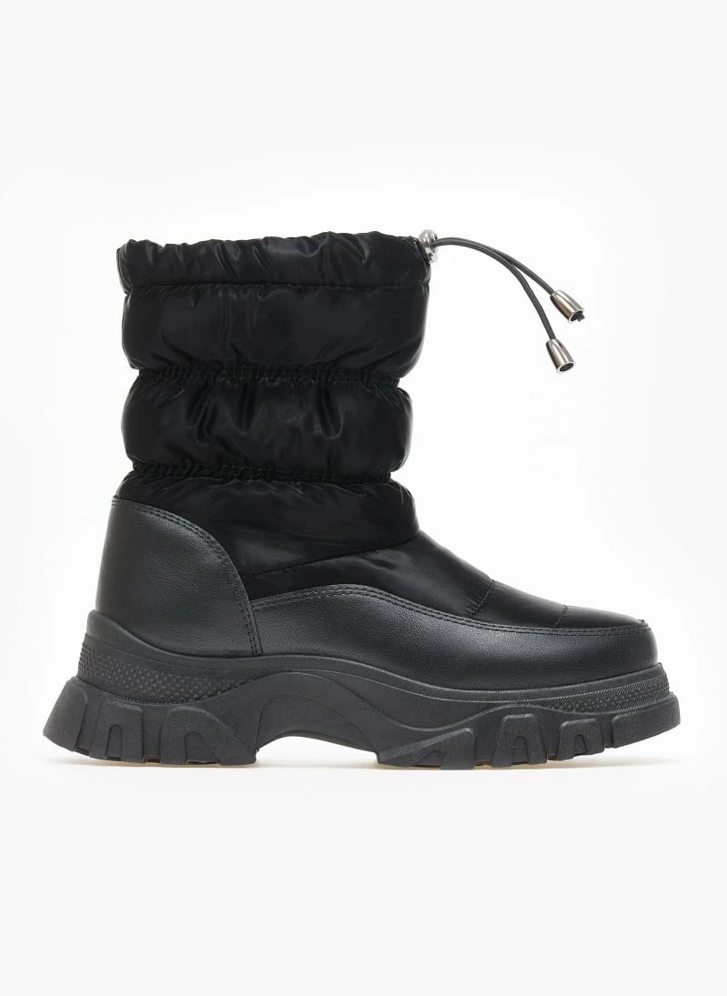 Καλύτερη πώληση 🎉 The Fashion Project Μποτάκια φουσκωτά με γούνα - Μαύρο 🔔 5 Καλύτερη πώληση 🎉 The Fashion Project Μποτάκια φουσκωτά με γούνα - Μαύρο 🔔 - Image 3