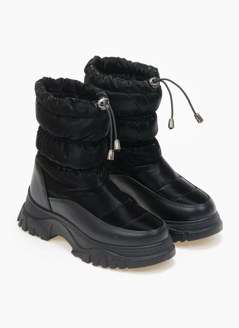 Καλύτερη πώληση 🎉 The Fashion Project Μποτάκια φουσκωτά με γούνα - Μαύρο 🔔 7 Καλύτερη πώληση 🎉 The Fashion Project Μποτάκια φουσκωτά με γούνα - Μαύρο 🔔 - Image 5