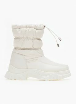 Best Pirce 🔥 The Fashion Project Μποτάκια φουσκωτά με γούνα - Μπεζ 🧨 -Μποτάκια Κατάστημα mpotakia fouskwta me gouna 109394 7cyw