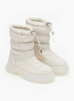 Best Pirce 🔥 The Fashion Project Μποτάκια φουσκωτά με γούνα - Μπεζ 🧨 -Μποτάκια Κατάστημα mpotakia fouskwta me gouna 109394 e900