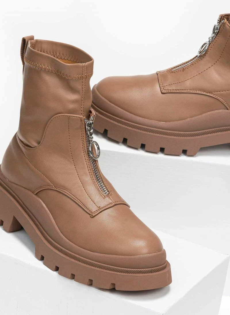 Εκπτωση 👍 The Fashion Project Μποτάκια κάλτσα με φερμουάρ - Κάμελ ⌛ 5 Εκπτωση 👍 The Fashion Project Μποτάκια κάλτσα με φερμουάρ - Κάμελ ⌛ - Image 3