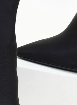 Νέος 🎉 The Fashion Project Μποτάκια κάλτσα με λεπτό τακούνι - Μαύρο 💯 -Μποτάκια Κατάστημα mpotakia kaltsa me lepto takouni 106374 uzr5