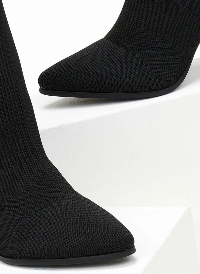 Αγορά 🧨 The Fashion Project Μποτάκια κάλτσα με ψηλό τακούνι - Μαύρο ✨ 5 Αγορά 🧨 The Fashion Project Μποτάκια κάλτσα με ψηλό τακούνι - Μαύρο ✨ - Image 3