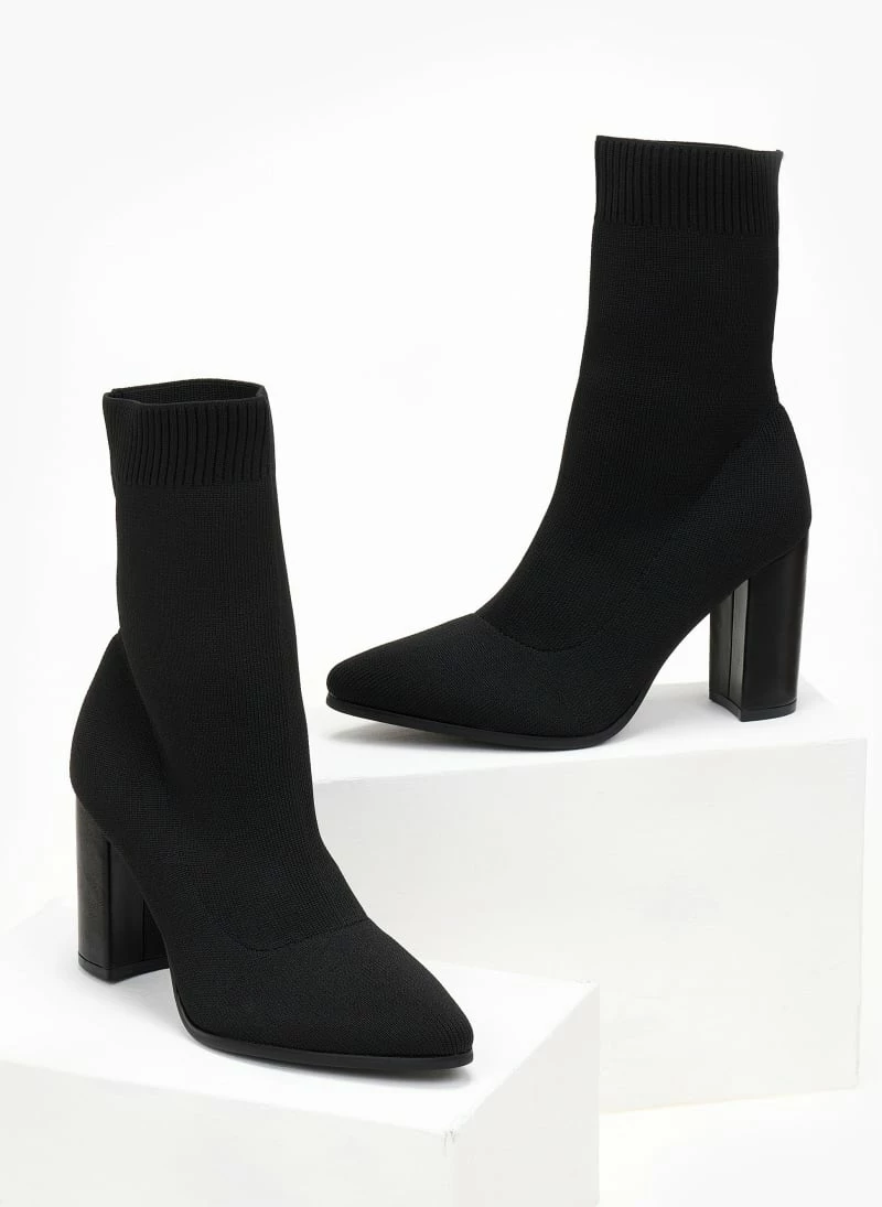 Αγορά 🧨 The Fashion Project Μποτάκια κάλτσα με ψηλό τακούνι - Μαύρο ✨ 7 Αγορά 🧨 The Fashion Project Μποτάκια κάλτσα με ψηλό τακούνι - Μαύρο ✨ - Image 5