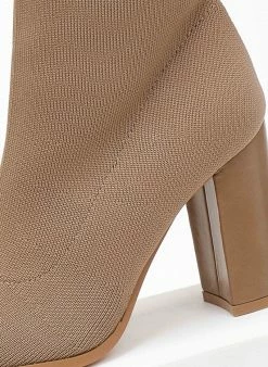 Εξοδος 👏 The Fashion Project Μποτάκια κάλτσα με ψηλό τακούνι - Πούρο 🌟 8 Εξοδος 👏 The Fashion Project Μποτάκια κάλτσα με ψηλό τακούνι - Πούρο 🌟 -Μποτάκια Κατάστημα mpotakia kaltsa me psilo takouni 107110 1nzi