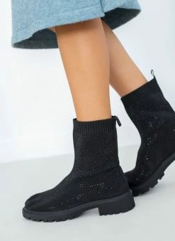 Κουπόνι 💯 The Fashion Project Μποτάκια κάλτσα με Strass - Μαύρο 🎉 13 Κουπόνι 💯 The Fashion Project Μποτάκια κάλτσα με Strass - Μαύρο 🎉 -Μποτάκια Κατάστημα mpotakia kaltsa me strass 108855 m0w3