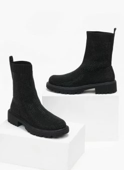 Κουπόνι 💯 The Fashion Project Μποτάκια κάλτσα με Strass - Μαύρο 🎉 12 Κουπόνι 💯 The Fashion Project Μποτάκια κάλτσα με Strass - Μαύρο 🎉 -Μποτάκια Κατάστημα mpotakia kaltsa me strass 108855 u69w