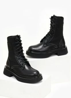 Flash Sale ✨ The Fashion Project Αρβυλάκια με σχέδιο κάλτσα - Μαύρο 🔔 12 Flash Sale ✨ The Fashion Project Αρβυλάκια με σχέδιο κάλτσα - Μαύρο 🔔 -Μποτάκια Κατάστημα mpotakia kaltsa me sxedio sti sola 105856 6tom