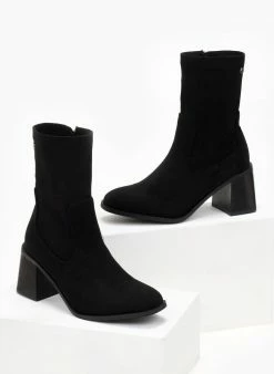Πολύ καλή προσφορά 🛒 Xti Footwear Μποτάκια κάλτσα Suede Xti 140485 - Μαύρο 👏 -Μποτάκια Κατάστημα mpotakia kaltsa suede xti 140485 107122 c5ee
