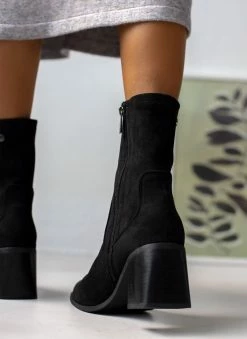 Πολύ καλή προσφορά 🛒 Xti Footwear Μποτάκια κάλτσα Suede Xti 140485 - Μαύρο 👏 -Μποτάκια Κατάστημα mpotakia kaltsa suede xti 140485 107122 j236