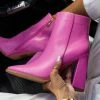 Νέος ❤️ The Fashion Project Μποτάκια καρέ με εξωτερική ραφή - Φούξια ❤️ 1 Νέος ❤️ The Fashion Project Μποτάκια καρέ με εξωτερική ραφή - Φούξια ❤️ -Μποτάκια Κατάστημα mpotakia kare me ekswteriki rafi 106125 5kag