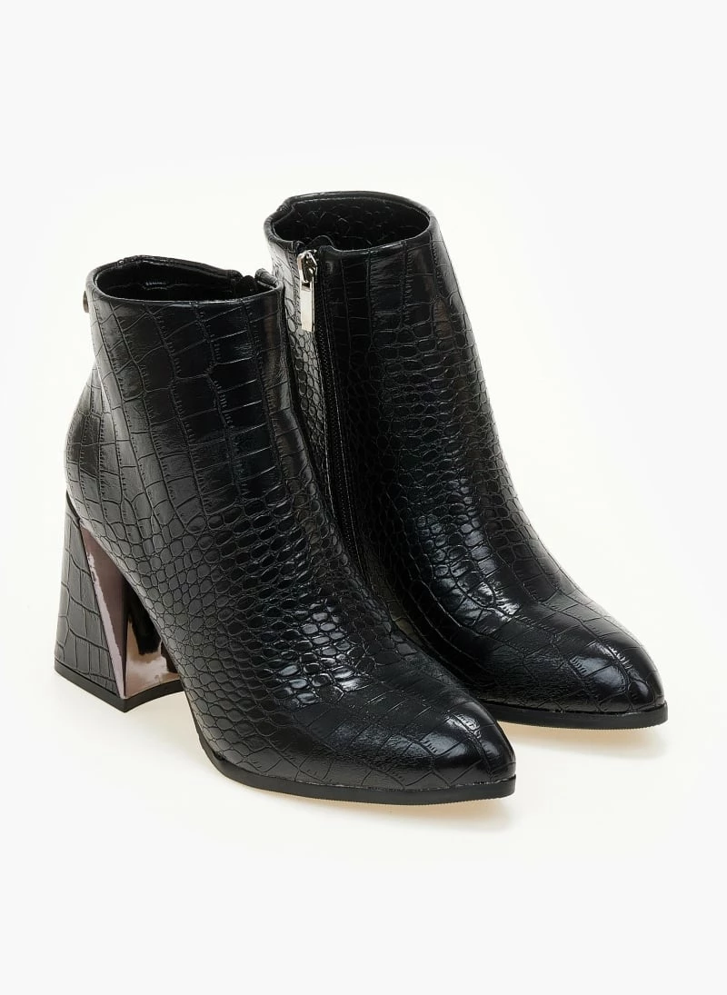 Φτηνός 🛒 Xti Footwear Μποτάκια αστραγάλου κροκό Xti 140411 - Μαύρο 👏 7 Φτηνός 🛒 Xti Footwear Μποτάκια αστραγάλου κροκό Xti 140411 - Μαύρο 👏 - Image 5