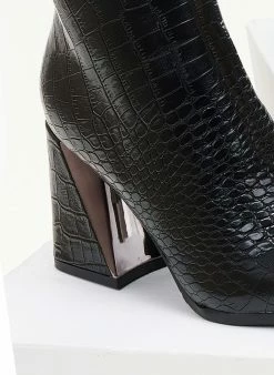 Φτηνός 🛒 Xti Footwear Μποτάκια αστραγάλου κροκό Xti 140411 - Μαύρο 👏 11 Φτηνός 🛒 Xti Footwear Μποτάκια αστραγάλου κροκό Xti 140411 - Μαύρο 👏 -Μποτάκια Κατάστημα mpotakia kroko me fardu takouni kampana xti 140411 106385 db9e