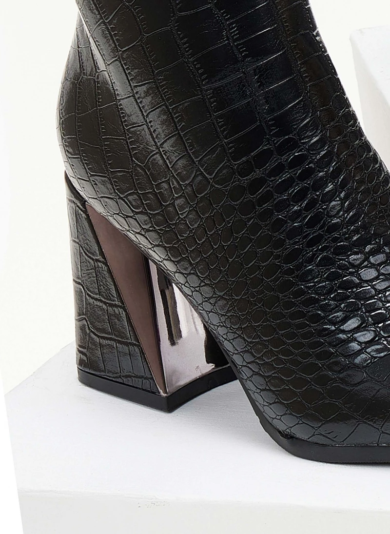 Φτηνός 🛒 Xti Footwear Μποτάκια αστραγάλου κροκό Xti 140411 - Μαύρο 👏 5 Φτηνός 🛒 Xti Footwear Μποτάκια αστραγάλου κροκό Xti 140411 - Μαύρο 👏 - Image 3