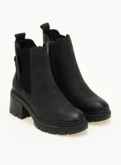Αγορά 😍 Μποτάκια Chelsea ματ Refresh 170365 - Μαύρο ✔️ -Μποτάκια Κατάστημα mpotakia mat me lastixo refresh 170365 106173 i1kx