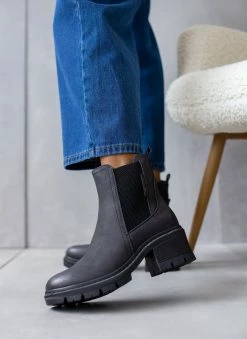 Αγορά 😍 Μποτάκια Chelsea ματ Refresh 170365 - Μαύρο ✔️