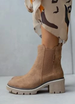 Κουπόνι 🤩 Μποτάκια Chelsea ματ Refresh 170365 - Κάμελ 🎉 -Μποτάκια Κατάστημα mpotakia mat me lastixo refresh 170365 106175 z7bb