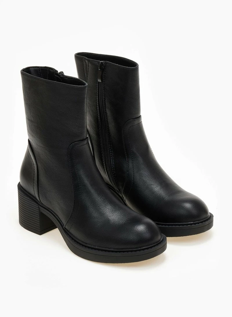 Προϋπολογισμός ❤️ The Fashion Project Μποτάκια με εξωτερικές ραφές - Μαύρο 🔔 4 Προϋπολογισμός ❤️ The Fashion Project Μποτάκια με εξωτερικές ραφές - Μαύρο 🔔 - Image 2