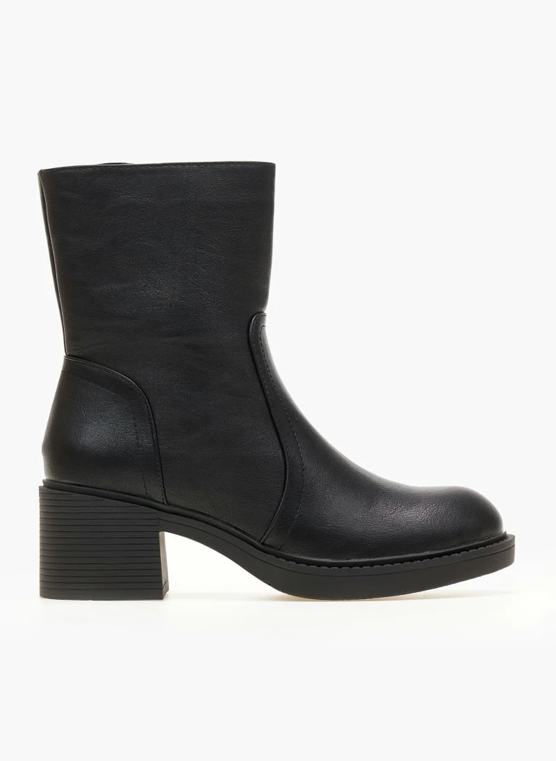 Προϋπολογισμός ❤️ The Fashion Project Μποτάκια με εξωτερικές ραφές - Μαύρο 🔔 3 Προϋπολογισμός ❤️ The Fashion Project Μποτάκια με εξωτερικές ραφές - Μαύρο 🔔