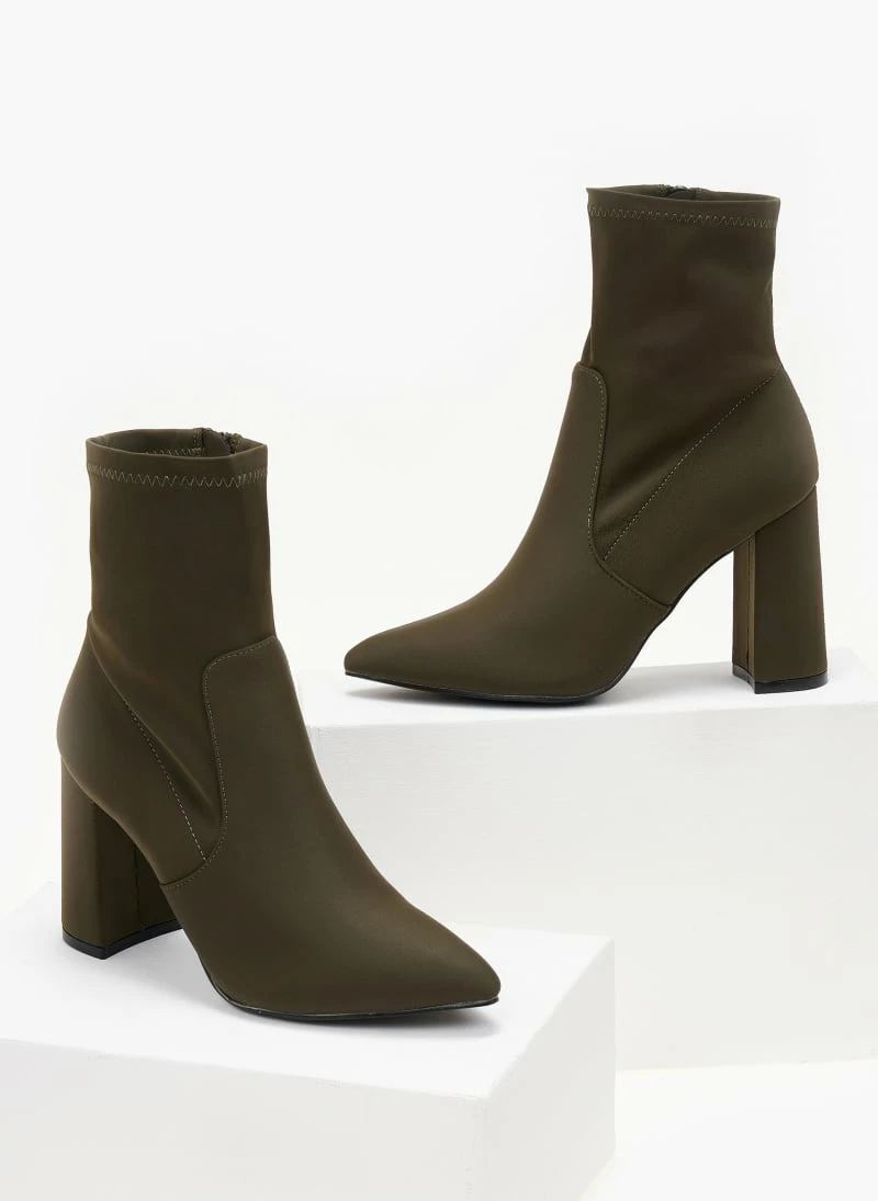 Αγορά 👍 The Fashion Project Μποτάκια κάλτσα με φερμουάρ - Χακί 👏 4 Αγορά 👍 The Fashion Project Μποτάκια κάλτσα με φερμουάρ - Χακί 👏 - Image 2