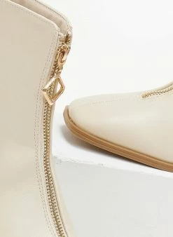 Νέος 😍 The Fashion Project Μποτάκια με φερμουάρ στο κουτεπιέ - Ζαχαρί ✔️ -Μποτάκια Κατάστημα mpotakia me fermouar sto koutepie 106090 os6k