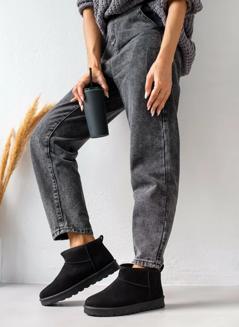 Νέος 🤩 The Fashion Project Μποτάκια με γούνα - Μαύρο 🎁 9 Νέος 🤩 The Fashion Project Μποτάκια με γούνα - Μαύρο 🎁 - Image 7