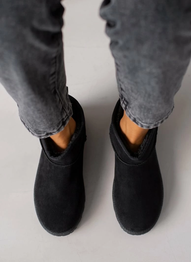 Νέος 🤩 The Fashion Project Μποτάκια με γούνα - Μαύρο 🎁 3 Νέος 🤩 The Fashion Project Μποτάκια με γούνα - Μαύρο 🎁