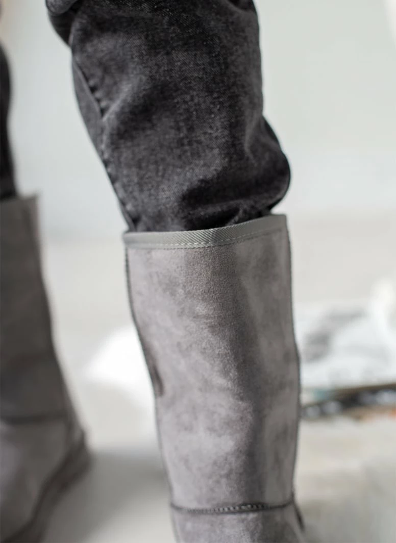 ΧΟΝΔΡΙΚΟ ΕΜΠΟΡΙΟ 😉 The Fashion Project Μποτάκια με γούνα - Γκρι 🤩 9 ΧΟΝΔΡΙΚΟ ΕΜΠΟΡΙΟ 😉 The Fashion Project Μποτάκια με γούνα - Γκρι 🤩 - Image 7