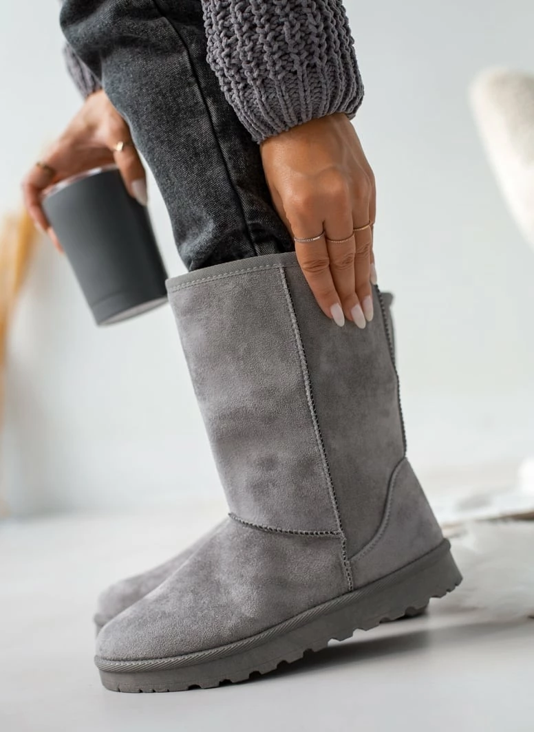 ΧΟΝΔΡΙΚΟ ΕΜΠΟΡΙΟ 😉 The Fashion Project Μποτάκια με γούνα - Γκρι 🤩 6 ΧΟΝΔΡΙΚΟ ΕΜΠΟΡΙΟ 😉 The Fashion Project Μποτάκια με γούνα - Γκρι 🤩 - Image 4