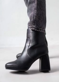 Best Pirce 💯 The Fashion Project Μποτάκια με ιδιαίτερο τακούνι - Μαύρο 🛒 -Μποτάκια Κατάστημα mpotakia me idiaitero takouni 105739 z9dx