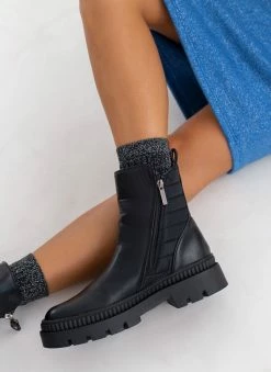 Εκπτωση ✔️ Μποτάκια με καπιτονέ σχέδιο Refresh 170283 - Μαύρο 🎉 -Μποτάκια Κατάστημα mpotakia me kapitone sxedio refresh 170283 107792 15wi