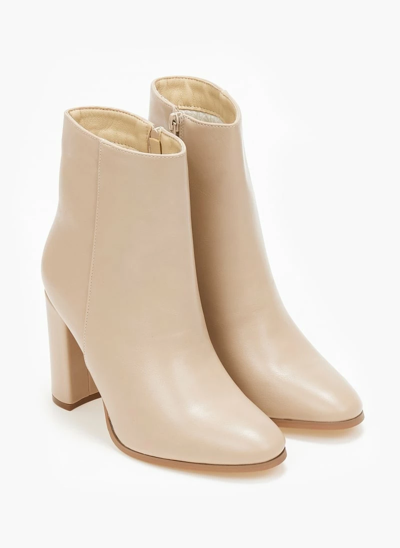 Πολύ καλή προσφορά 🎁 The Fashion Project Μποτάκια με κάθετη ραφή - Μπεζ 👍 7 Πολύ καλή προσφορά 🎁 The Fashion Project Μποτάκια με κάθετη ραφή - Μπεζ 👍 - Image 5