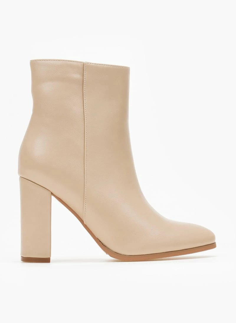 Πολύ καλή προσφορά 🎁 The Fashion Project Μποτάκια με κάθετη ραφή - Μπεζ 👍 8 Πολύ καλή προσφορά 🎁 The Fashion Project Μποτάκια με κάθετη ραφή - Μπεζ 👍 - Image 6