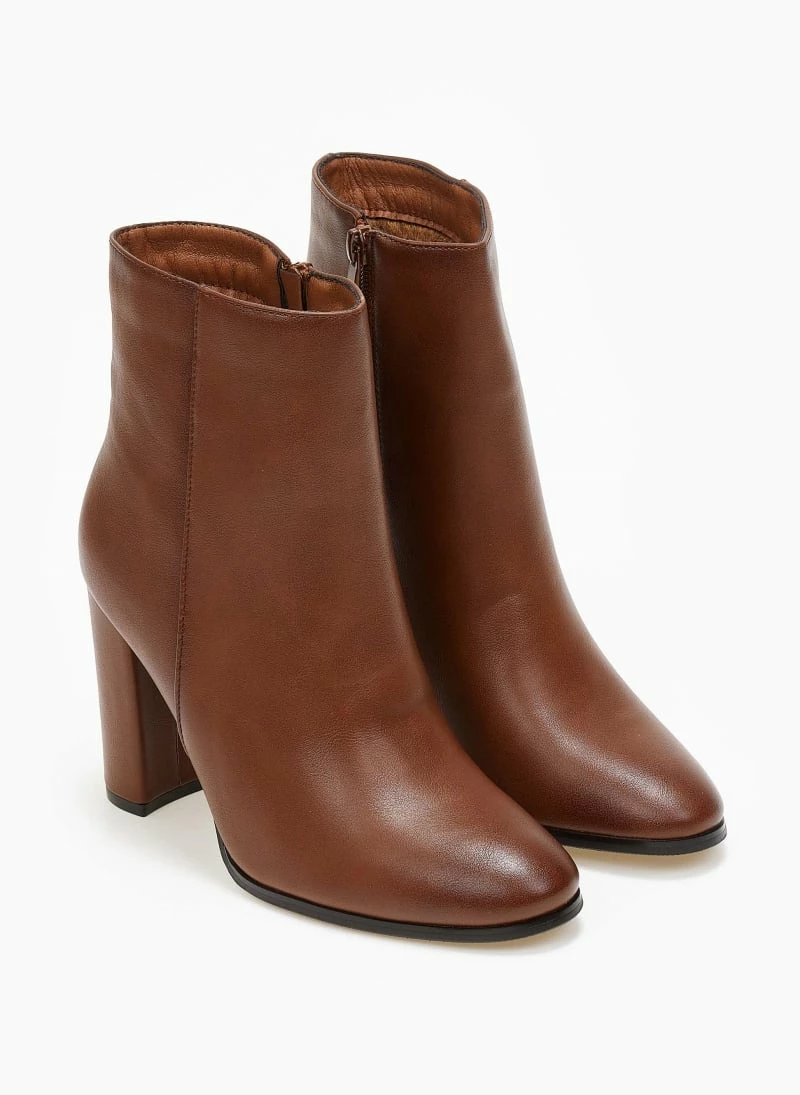 Flash Sale 🎁 The Fashion Project Μποτάκια με κάθετη ραφή - Ταμπά 🎁 5 Flash Sale 🎁 The Fashion Project Μποτάκια με κάθετη ραφή - Ταμπά 🎁 - Image 3