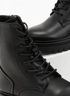 Συμφωνίες 🔥 The Fashion Project Αρβυλάκια με κορδόνια - Μαύρο 🎉 7 Συμφωνίες 🔥 The Fashion Project Αρβυλάκια με κορδόνια - Μαύρο 🎉 -Μποτάκια Κατάστημα mpotakia me kordonia 97052 s812