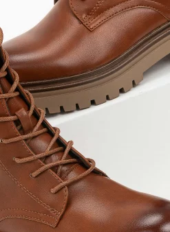 Πολύ καλή προσφορά 🛒 The Fashion Project Αρβυλάκια με κορδόνια - Ταμπά 🛒 -Μποτάκια Κατάστημα mpotakia me kordonia 97053 67fv