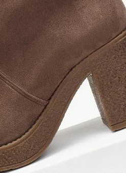 Καλύτερες κριτικές για 🎁 The Fashion Project Μποτάκια με κρεπ σόλα και τακούνι - Τάουπε 👍 -Μποτάκια Κατάστημα mpotakia me krep sola kai takouni 109196 d4dg