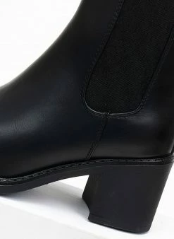 Εξοδος 🔔 The Fashion Project Μποτάκια Casual με λάστιχο - Μαύρο 🔥 -Μποτάκια Κατάστημα mpotakia me lastixo 108482 cdyu