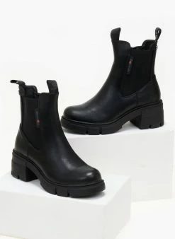 Τοπ 10 ✨ Μποτάκια Chelsea REFRESH 170139 - Μαύρο 🧨 -Μποτάκια Κατάστημα mpotakia me lastixo refresh 170139 106162 0m2v