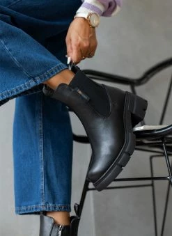 Τοπ 10 ✨ Μποτάκια Chelsea REFRESH 170139 - Μαύρο 🧨 -Μποτάκια Κατάστημα mpotakia me lastixo refresh 170139 106162 3k6w