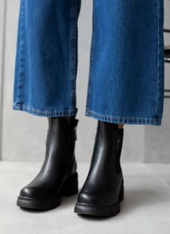 Τοπ 10 ✨ Μποτάκια Chelsea REFRESH 170139 - Μαύρο 🧨 -Μποτάκια Κατάστημα mpotakia me lastixo refresh 170139 106162 733t