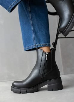 Τοπ 10 ✨ Μποτάκια Chelsea REFRESH 170139 - Μαύρο 🧨 -Μποτάκια Κατάστημα mpotakia me lastixo refresh 170139 106162 vsep