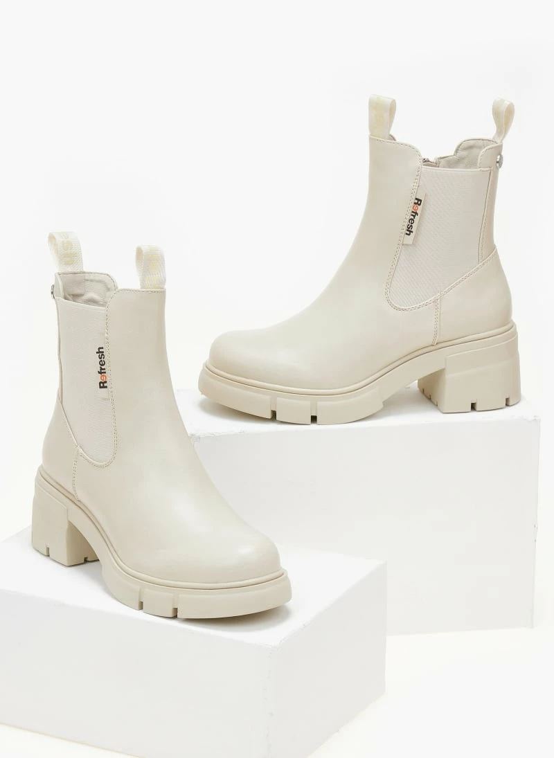 Η καλύτερη συμφωνία 😀 Μποτάκια Chelsea REFRESH 170139 - Μπεζ 🎁 5 Η καλύτερη συμφωνία 😀 Μποτάκια Chelsea REFRESH 170139 - Μπεζ 🎁 - Image 3