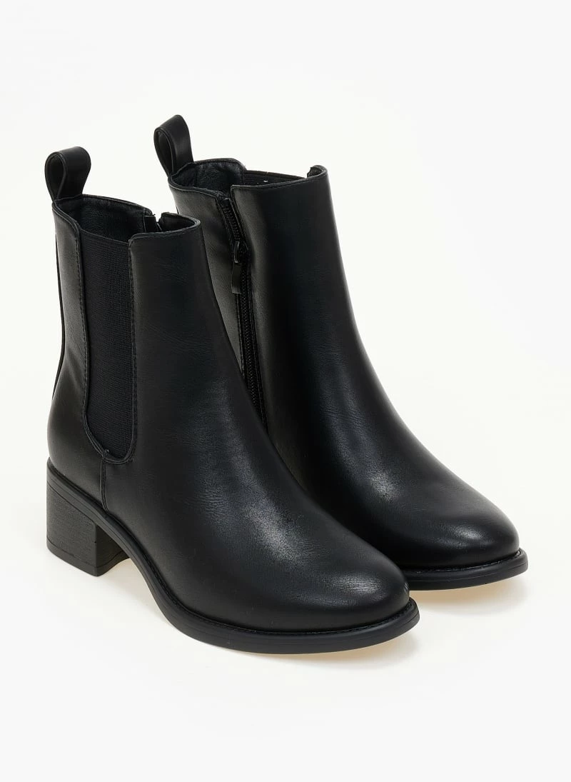 ΧΟΝΔΡΙΚΟ ΕΜΠΟΡΙΟ 😀 The Fashion Project Μποτάκια Chelsea με λάστιχο - Μαύρο ✔️ 4 ΧΟΝΔΡΙΚΟ ΕΜΠΟΡΙΟ 😀 The Fashion Project Μποτάκια Chelsea με λάστιχο - Μαύρο ✔️ - Image 2