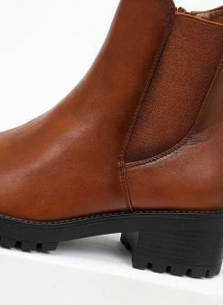 Φτηνός ✨ The Fashion Project Μποτάκια με Chelsea - Ταμπά 🔔 -Μποτάκια Κατάστημα mpotakia me lastixo sto plai 107179 ctcd