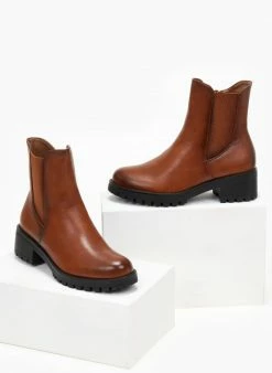 Φτηνός ✨ The Fashion Project Μποτάκια με Chelsea - Ταμπά 🔔 -Μποτάκια Κατάστημα mpotakia me lastixo sto plai 107179 p1m6