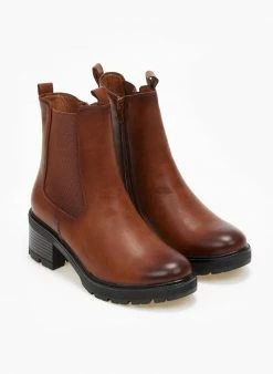 Προϋπολογισμός ⭐ The Fashion Project Μποτάκια με λάστιχο στο πλάι - Ταμπά 🥰 -Μποτάκια Κατάστημα mpotakia me lastixo sto plai 108468 i4wf