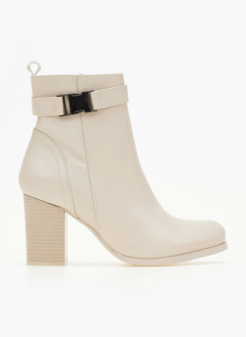 Flash Sale ✔️ The Fashion Project Μποτάκια με μεταλλικό διακοσμητικό - Μπεζ 👏 4 Flash Sale ✔️ The Fashion Project Μποτάκια με μεταλλικό διακοσμητικό - Μπεζ 👏 - Image 2