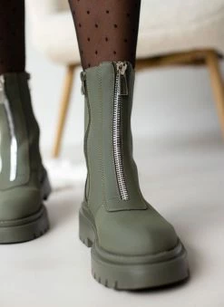 Το φθηνότερο ✨ The Fashion Project Μποτάκια με μεταλλικό φερμουάρ - Λαδί 👏 12 Το φθηνότερο ✨ The Fashion Project Μποτάκια με μεταλλικό φερμουάρ - Λαδί 👏 -Μποτάκια Κατάστημα mpotakia me metalliko fermouar 105827 29p3